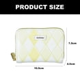 thumbnail image 2 of PU Leather Credit Card Holder Wallet Card Case ID Case Organizer Zipper Wallet, 2 of 5