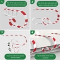 thumbnail image 3 of MODANU 4Pcs Christmas Stocking Mantle Holders, Lightweight Stocking Hangers Adjustable, Candy Cane Stocking Hooks, Non-Skid Stocking Holders for Christmas Fireplace Decoration (Red), 3 of 7