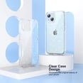 thumbnail image 5 of ULAK Case for iPhone 15 Plus Glitter, Clear Slim Shockproof Sturdy Phone Case for Apple iPhone 15+ Plus for Women Girls, Crystal Sparkle, 5 of 11