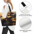 thumbnail image 3 of Disketp Luxurious Gold Flow Bolsa Tote Estampada para Mujer, Bolso de Hombro y de Mano para Compras y Viajes, 3 of 8