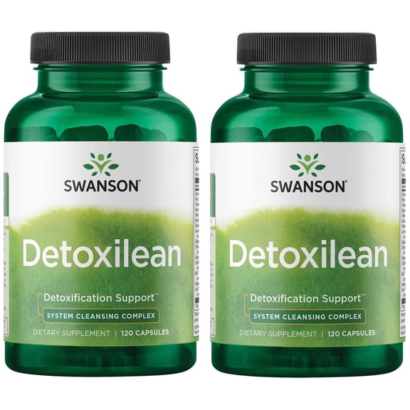 Swanson Detoxilean 120 Capsules (2 Pack)