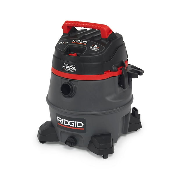 Ridgid 50368 RV2400HF HEPA Wet/Dry Vacuum, 14 gal, Red