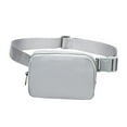 thumbnail image 3 of Waist Pack Bag Belt Bag Utility Belt Fanny Pack for Climbing Cycling Grey, 3 of 8
