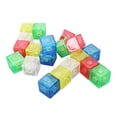 thumbnail image 3 of Cubos de rompecabezas 3D magnéticos de 20 piezas, cubos de rompecabezas 3D magnéticos transparentes coloridos, juguetes para aliviar el estrés en desarrollo de inteligencia, 3 of 5