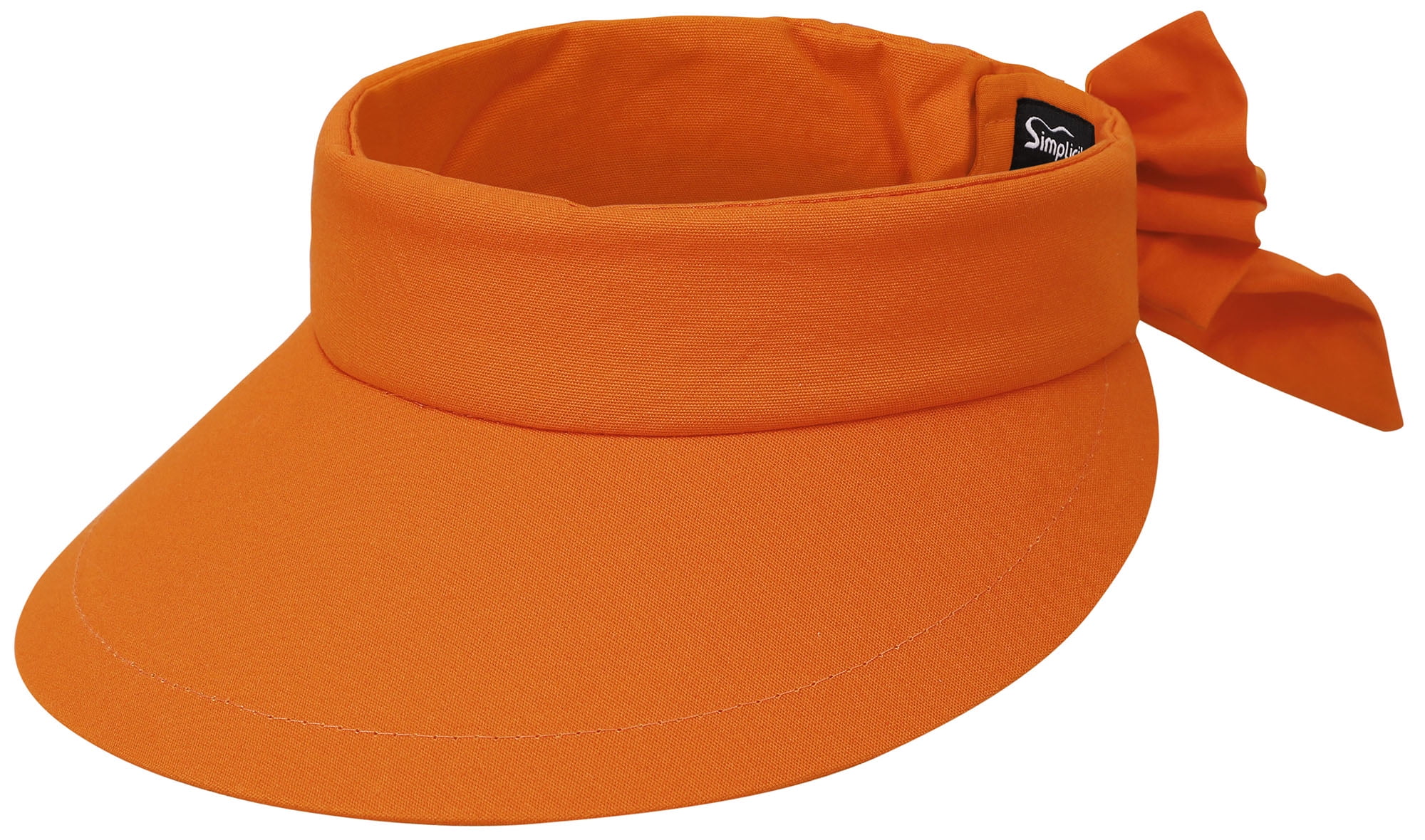 UV Sun Protection Wide 100% Cotton Brim Clip Visor Beach Cap Hat Decor 