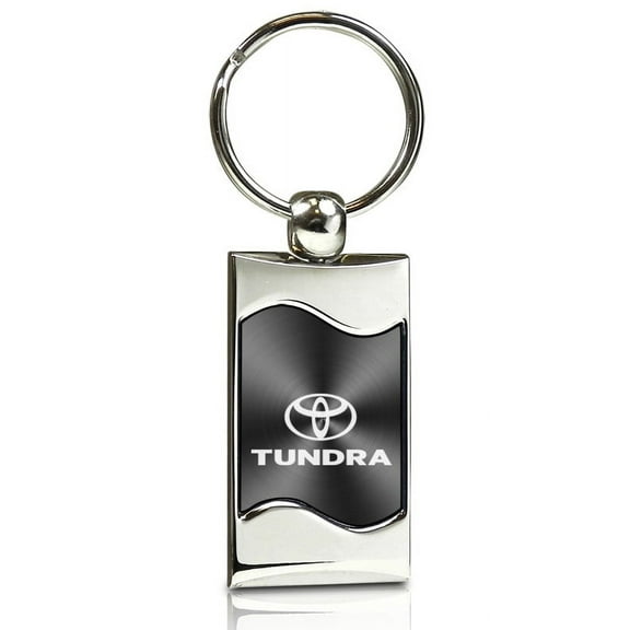 Toyota Tundra Keychain & Keyring - Black Wave