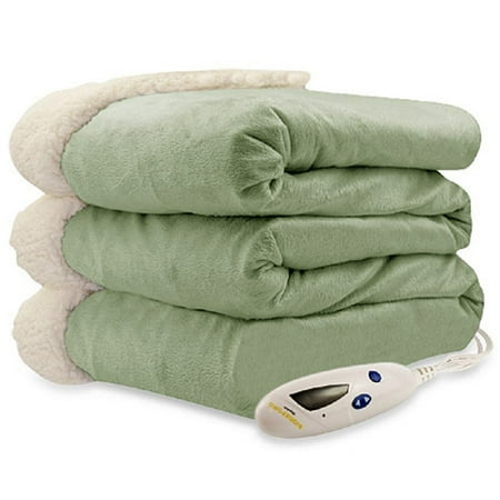 UPC 657812143052 product image for Biddeford Luxuriously Soft Electric Heated Micro Mink and Sherpa Throw Blanket,  | upcitemdb.com