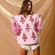 thumbnail image 5 of Sudadera navideña con lentejuelas para mujer, camisetas con gráficos bonitos para vacaciones, sudadera de manga larga con cuello redondo y lentejuelas que combina con todo, 5 of 5