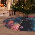 thumbnail image 6 of Sikiie Colorful Floral Patterned Horse 30-48 inches {designName} Print Christmas Tree Skirt Snowman Xmas Tree Skirt with Edge Christmas Decorations for Holiday Party36", 6 of 7