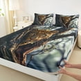 thumbnail image 3 of Feelyou 3D Leopard Animal Twin Sheet Sets, Wildlife Cheetah Bedding, 3-Piece, 3 of 7