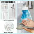 thumbnail image 6 of ZIATUBLE Beach Ocean Hand Towels with Loop Starfish Towels for Kitchen Drying Breathable Bathroom Hand Bath Towel with Snap Button Dish Towels for Kitchen Decorative Hand Tie Towel, 6 of 7