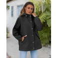 thumbnail image 5 of Zeagoo Spring Rain Coats for Women Rain Jacket Lightweight Waterproof Jackets with Hood Fashion Windproof Raincoat with Pockets, 5 of 6