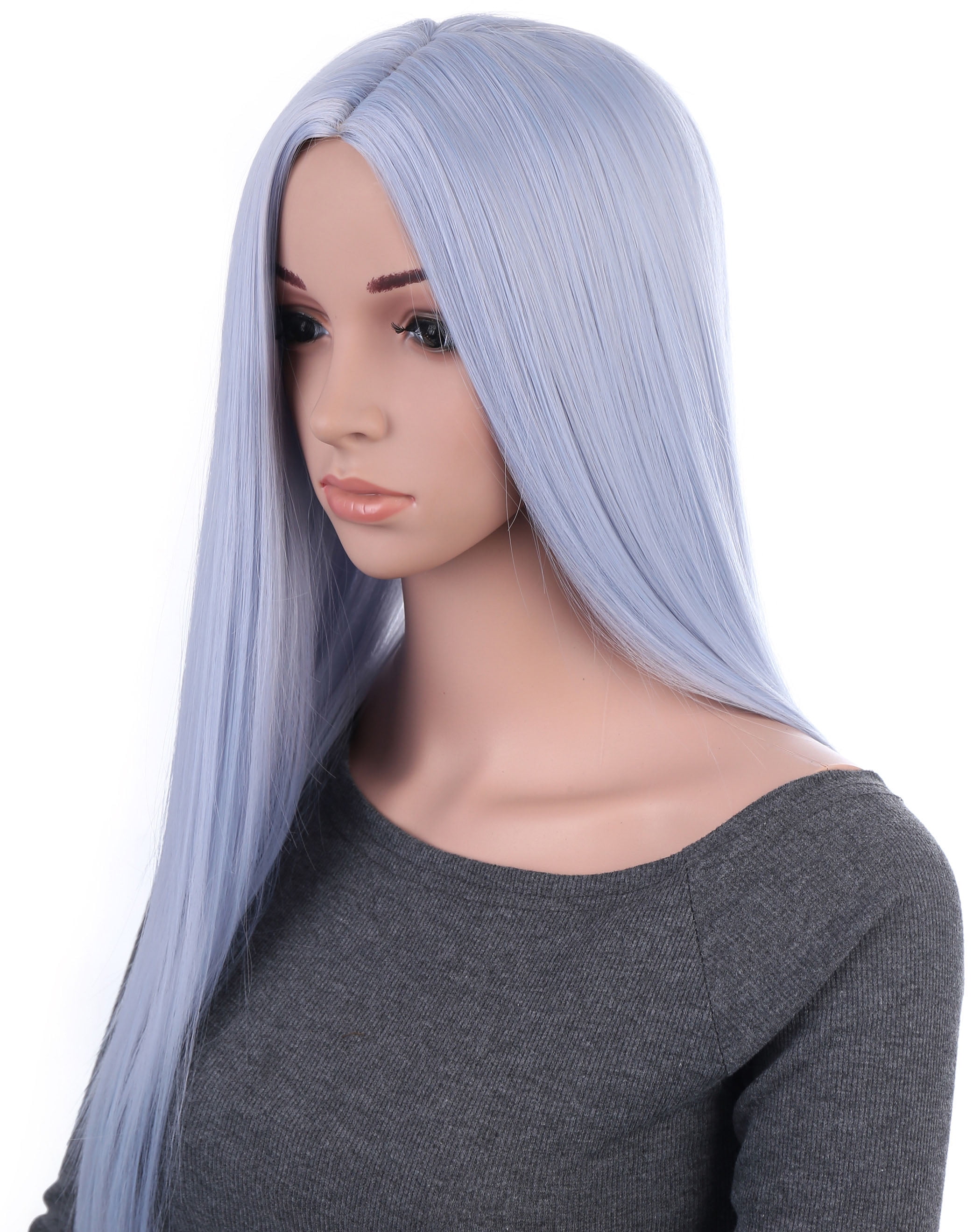 Details about   Rubie's Fashion Wigs Costume Blue Glamour Wig One Size Cosplay Blue Mermaid Hair 