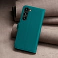 thumbnail image 5 of Premium High Quality Wallet Case For Samsung S23 FE, Strong Magnetic Clasp Case with [RFID Blocking] Card Holder Kickstand Magnetic,Leather Flip Case for Samsung Galaxy S23 FE, Green, 5 of 8
