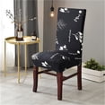 thumbnail image 4 of CAROOTU Magic Universal Chair Cover High Elasticity Long Back Dining Chair Seat Cover Slipcover Protector for Home Restaurant, 4 of 6
