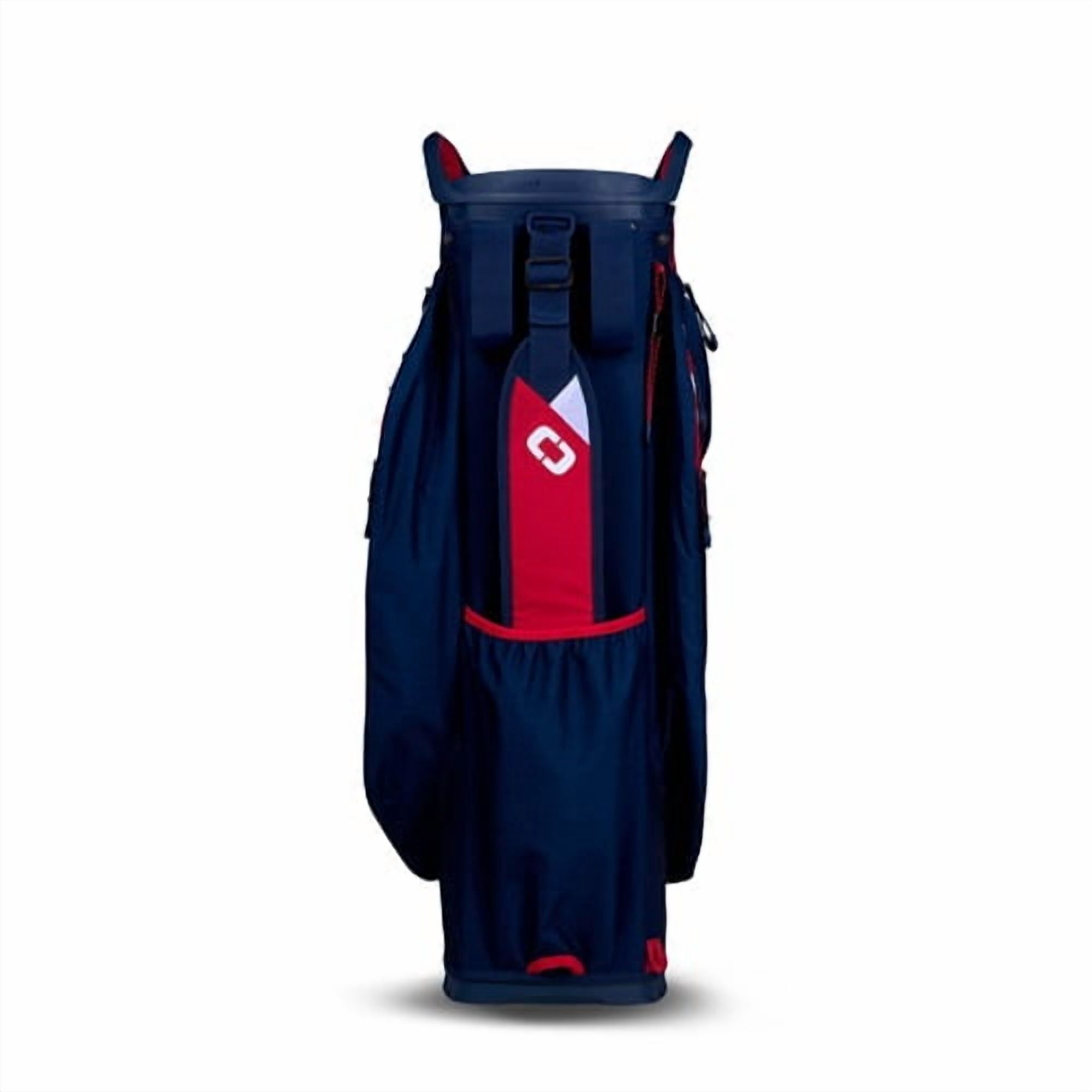 NEW Ogio Golf Silencer Cart Bag 15-Way Top - Red / White / Blue