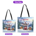 thumbnail image 5 of Hello Welcome Winter The Ski Australian Shepherd Snowy Day All Over Print 3D Canvas Tote Bag Aussie Dog Lover Gifts Reusable Handbag - 13013, 5 of 5