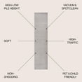 thumbnail image 3 of JONATHAN Y SCANDINAVIAN 2 x 8 Runner Rug, Aarhus Minimalist Striped - Gray/Ivory, SCN102D-28, 3 of 8