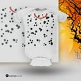 thumbnail image 5 of Halloween Dalmatian Puppy Costume Soft Baby One Piece White 0-3 M, 5 of 6