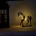 thumbnail image 1 of Modern Abstract Design Horse Sculpture Artwork Figurine Home Decoration Quality Handmade With String Lights Ornaments Xmas Giftwithout lightGERMANY He Qiyong unisex, 1 of 1
