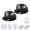 Black (Magnetic), variant on Door Stop, Adhesive Floor Door Stopper for Bottom of Door Stainless Steel No Drill Door Stoppers Wall Protector Rubber Bumper, 2 Pack Floor Mounted Door Stops, Black