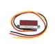 thumbnail image 1 of DC 0-100V 3 cables Mini medidor voltaje voltímetro pantalla LED (rojo), 1 of 6