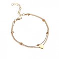thumbnail image 4 of Stainless Steel Anklets Love Heart Charm Ankle Bracelet, 4 of 9