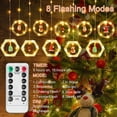 thumbnail image 3 of Richgv Christmas String Lights, 10 PCS Santa Fairy Lights 120 LED Waterproof Twinkle Hanging Light, USB Powered Christmas Decorations Lights for Home Garden, 3 of 9