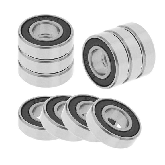 10Pack Skateboard Bearings - Frictionless Roller Bearings for s - High Precision Replacements - Sealed - Durable - 6900-22x10x6mm 6900-2RS 22x10x6mm