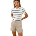 thumbnail image 4 of Women's&nbsp; Hiking Shorts Quick Dry Sun Protection Stretchy Outdoor Shorts with Zipper, 4 of 5