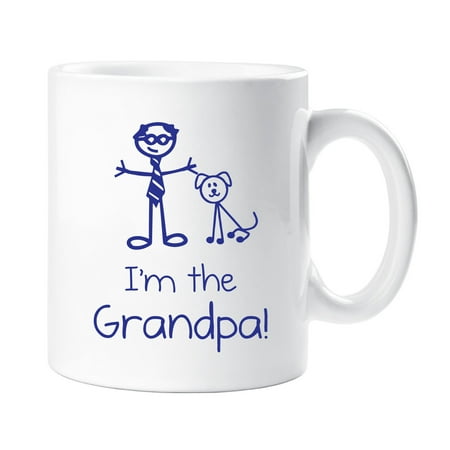 

60 Second Makeover Dog I m The Grandpa Mug Family Present New Daddy New Baby Gift Cup Ceramic Pet
