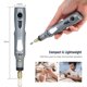 thumbnail image 3 of Multifunctional Mini Handheld Electric Grinder Set 6000-15000rpm Power Rotary Tool Kit Rechargeable 3 in 1 Polisher Driller Grinder Pen Machine Kit wi, 3 of 5