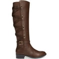 thumbnail image 2 of Thalia Sodi Womens Veronika Faux Leather Wide Calf Over-The-Knee Boots, 2 of 3