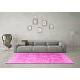 thumbnail image 3 of Ahgly Company Indoor Round Persian Pink Traditional Area Rugs, 4' Round, 3 of 4