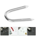 thumbnail image 6 of MLINS 200pcs U Shaped Fence Staples Iron Fence Post Wire Fasteners Quick Install Metal Fencing Screws for Yard Garden Agricultural Use Secure Wire Mesh and Fences, 6 of 8
