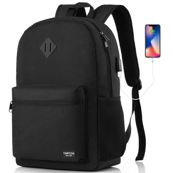 YAMTION 17 Inch Backpack for School Business Travel,Computer Bookbag Schoolbag for Work Office High School College Teen Men Boy Girl Women