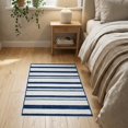 thumbnail image 3 of ODIKA Nautical Vintage Awning Stripe Bold Parallel Bands Stripped That for Hallway, Study Room, Playroom, Non-Slip Low Profile, 3 of 7