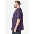 thumbnail image 3 of KingSize Men's Big & Tall Shrink-Less Lightweight Henley T-Shirt, 3 of 3