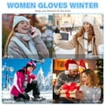 thumbnail image 6 of FZ FANTASTIC ZONE Womens Winter Warm Touchscreen Gloves Knit Texting Working Thermal Gloves for Women Cold Weather Gifts, 6 of 6