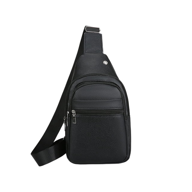 Almacenamiento de Pecho Al Aire Libre Impermeable, Crossbody Bolso de Pecho Impermeable de los Hombres 30x17cm, Mochila Deportiva de Hombro, Mochila con Correa de Pecho