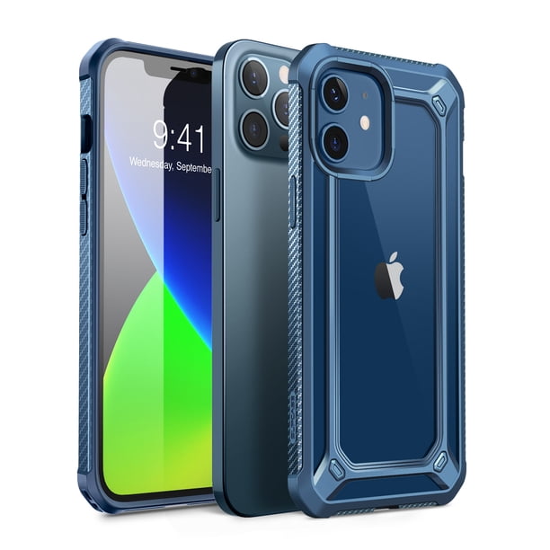 SUPCASE Unicorn Beetle EXO Pro Series Case for iPhone 12 Mini (2020 Release) 5.4 Inch, with Built-in Screen Protector Premium Hybrid Protective Clear Bumper Case (Black