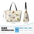 thumbnail image 4 of Gaeub Little Birds Beach Travel Bag, Multi-Pocket Beach Bag, Summer Vacation Bag, Beach Essentials Tote, 4 of 7