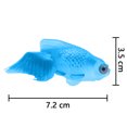 thumbnail image 3 of Silicone Artificial Fish Aquarium Decortion High Simulation Lifelike Floating Fake Betta Fish Tank Ornament, 3 of 9