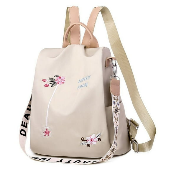 Fiudx Mochila con Cierre Antirrobo, Elegante y Práctica, con Múltiples Bolsillos, Ligera, Ideal para Viajes y Compras Diarias, Ideal Como Regalo para Mujer. 1 Mochila.