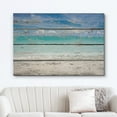 thumbnail image 2 of wall26 Canvas Print Wall Art Tropical Bright Beach on Wood Panels Marine Life Nature Photography Modern Art Nautical Scenic Relax/Calm Multicolor Ultra for Living Room, Bedroom, Office - 32"x48&, 2 of 5