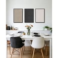 thumbnail image 2 of SHENIFY Large 24x36in3pcs Black Framed Minimalist Abstract Bohemian Wall Art Modern Boho Neutral Line Wall Decor Geometric Artwork Bedroom Dining Room, 2 of 8