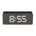 thumbnail image 1 of Maoww LED Digital Alarm Clock Temperature Desk Makeup Mirror Art Snooze Clock Bedroom Office DecorationRectangle, 1 of 9