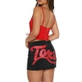 thumbnail image 5 of Liacowi Women Sexy Spaghetti Strap Bustiers Crop Top Cutout  Low Cut Irregular Hem Tank Tops Vintage Vests, 5 of 6