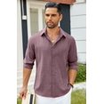 thumbnail image 5 of COOFANDY Men's Button-Down Shirts Long Sleeve Button Up Casual Dress Shirt for Men, 5 of 6