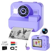 JoyStone Kids Instant Print Camera with 32G TF Card and Printing Paper, Purple, Gift for Girls and… — $32.98 (40% off)